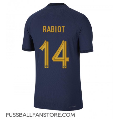 Frankreich Adrien Rabiot #14 Replik Heimtrikot WM 2022 Kurzarm